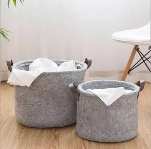 Fabric sundry storage basket