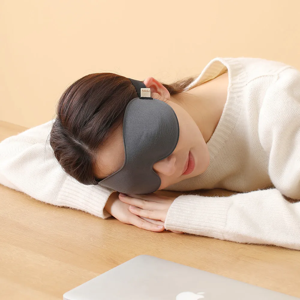Fasola 3D Light Blocking Eye Mask - Grey
