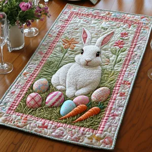Floral Hallelujah Quilted Table Runner NCU0DV159