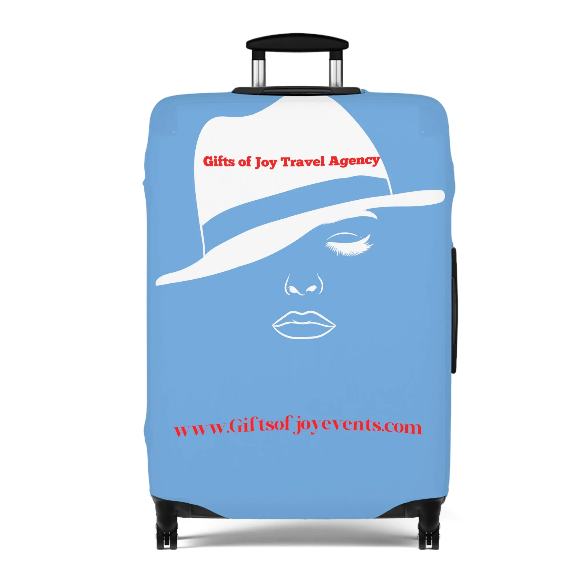 Gifts of Joy Luggage Cover - Blue