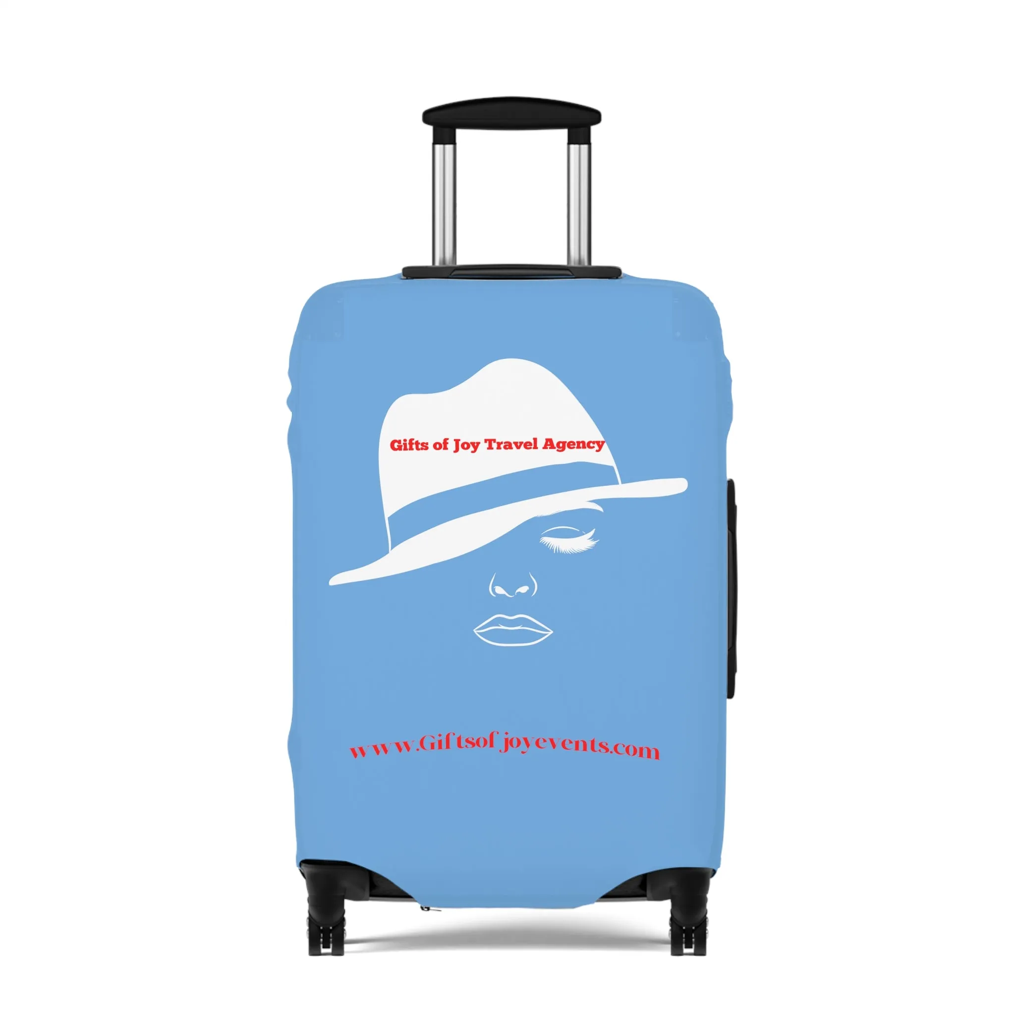 Gifts of Joy Luggage Cover - Blue