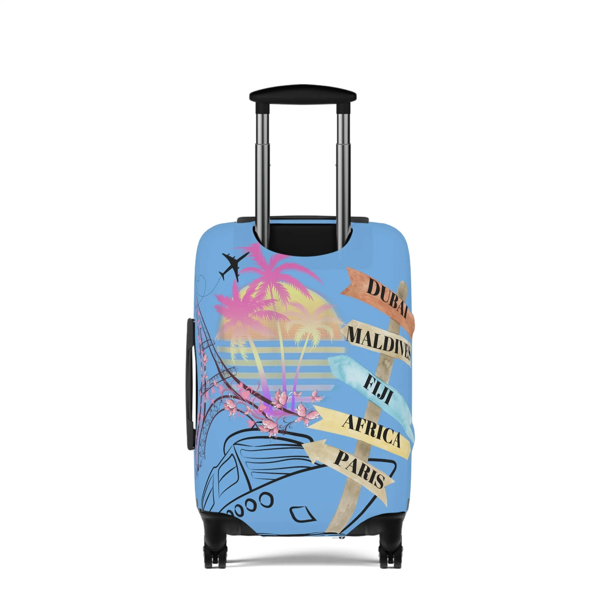Gifts of Joy Luggage Cover - Blue