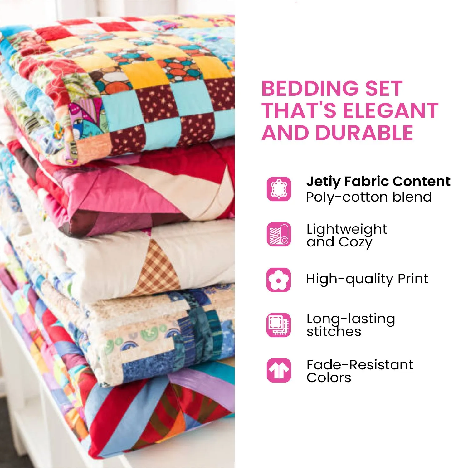 Golden Horizon 3-Piece Quilted Bedding Set NCU0DDK118