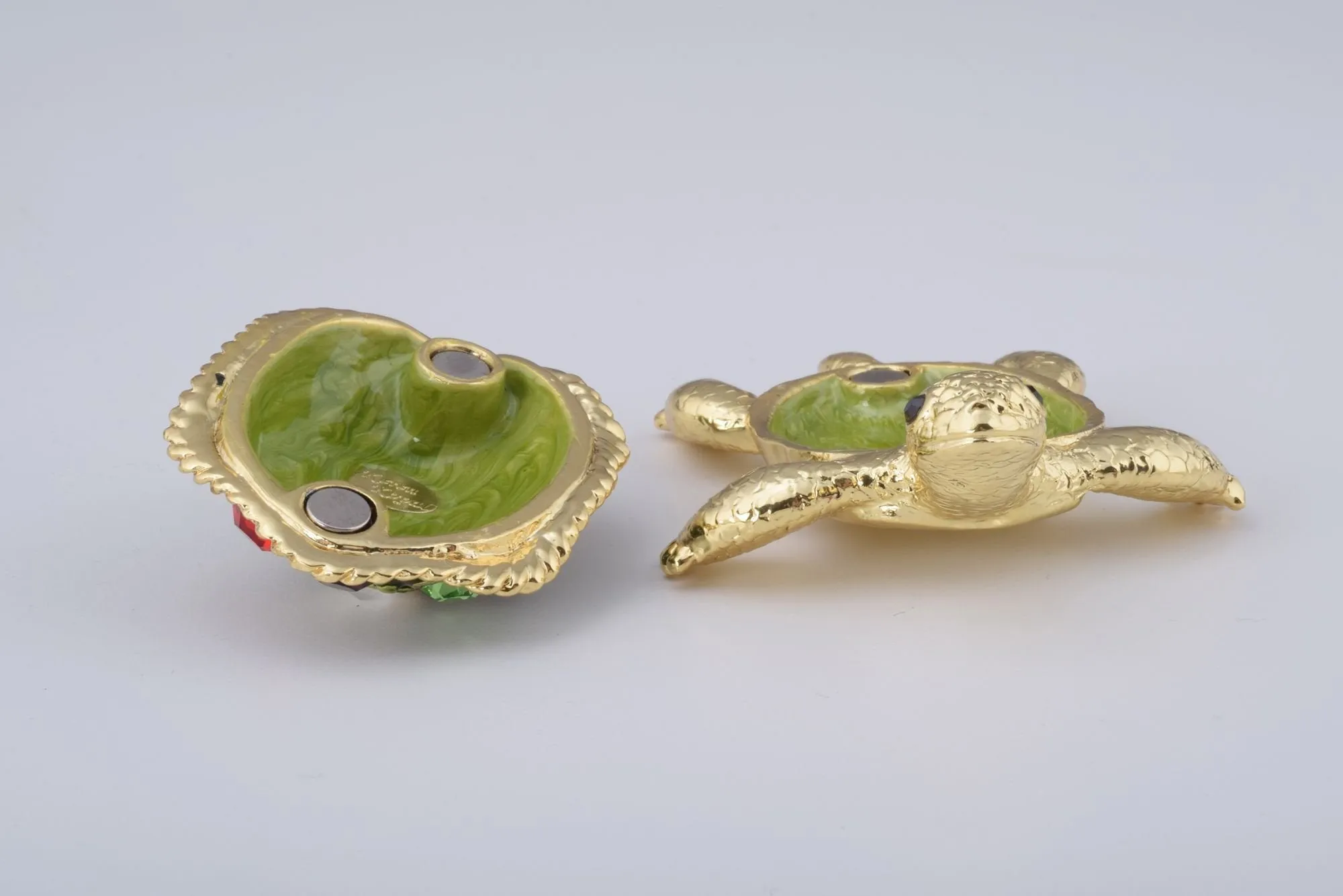 Green Shell Golden Turtle