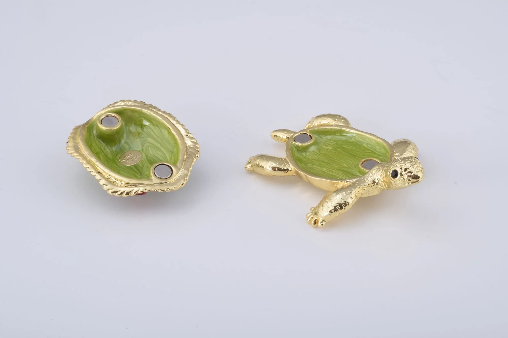 Green Shell Golden Turtle
