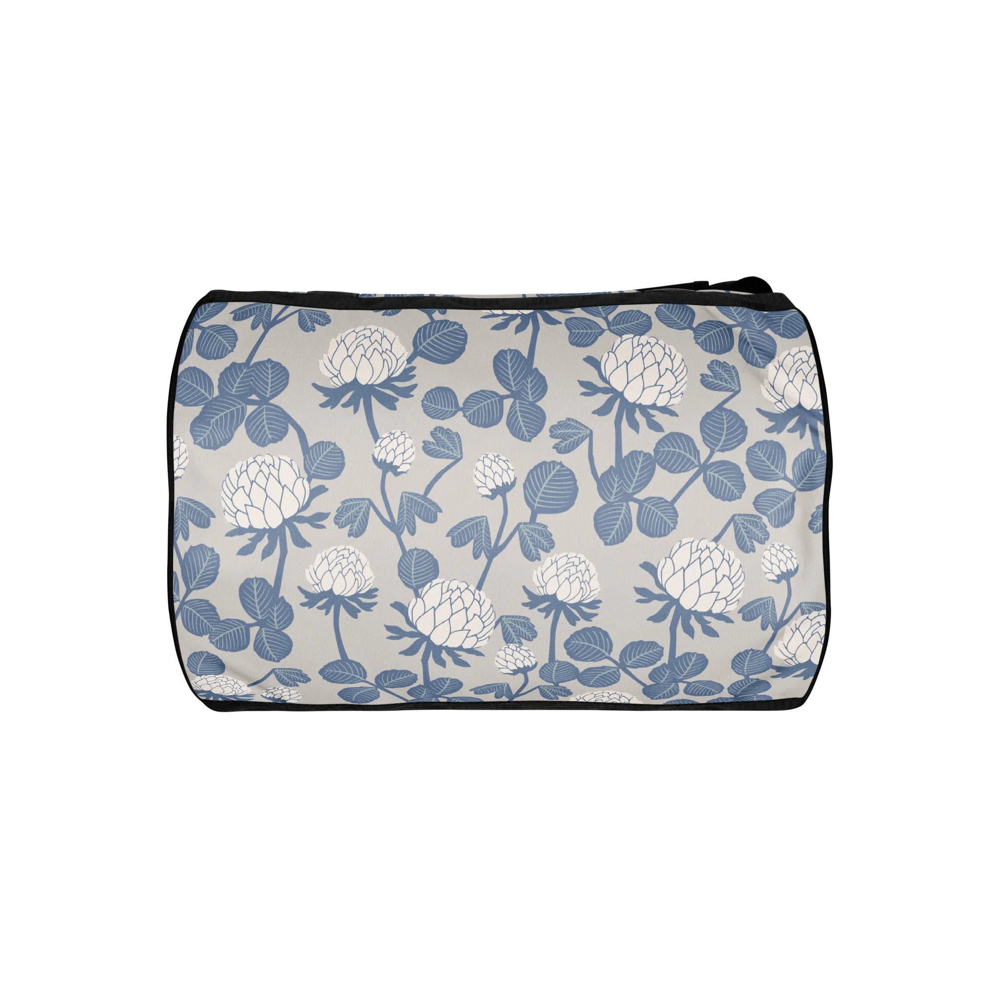 Grey Floral - Sustainably Made Gym Bag