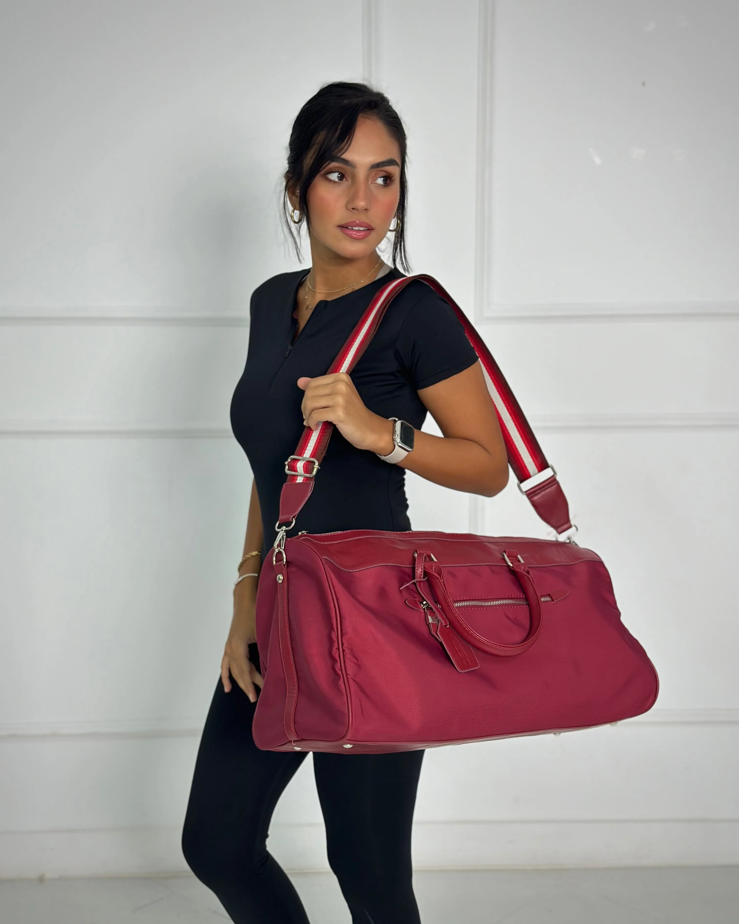 GYM DUFFLE - BURGUNDY