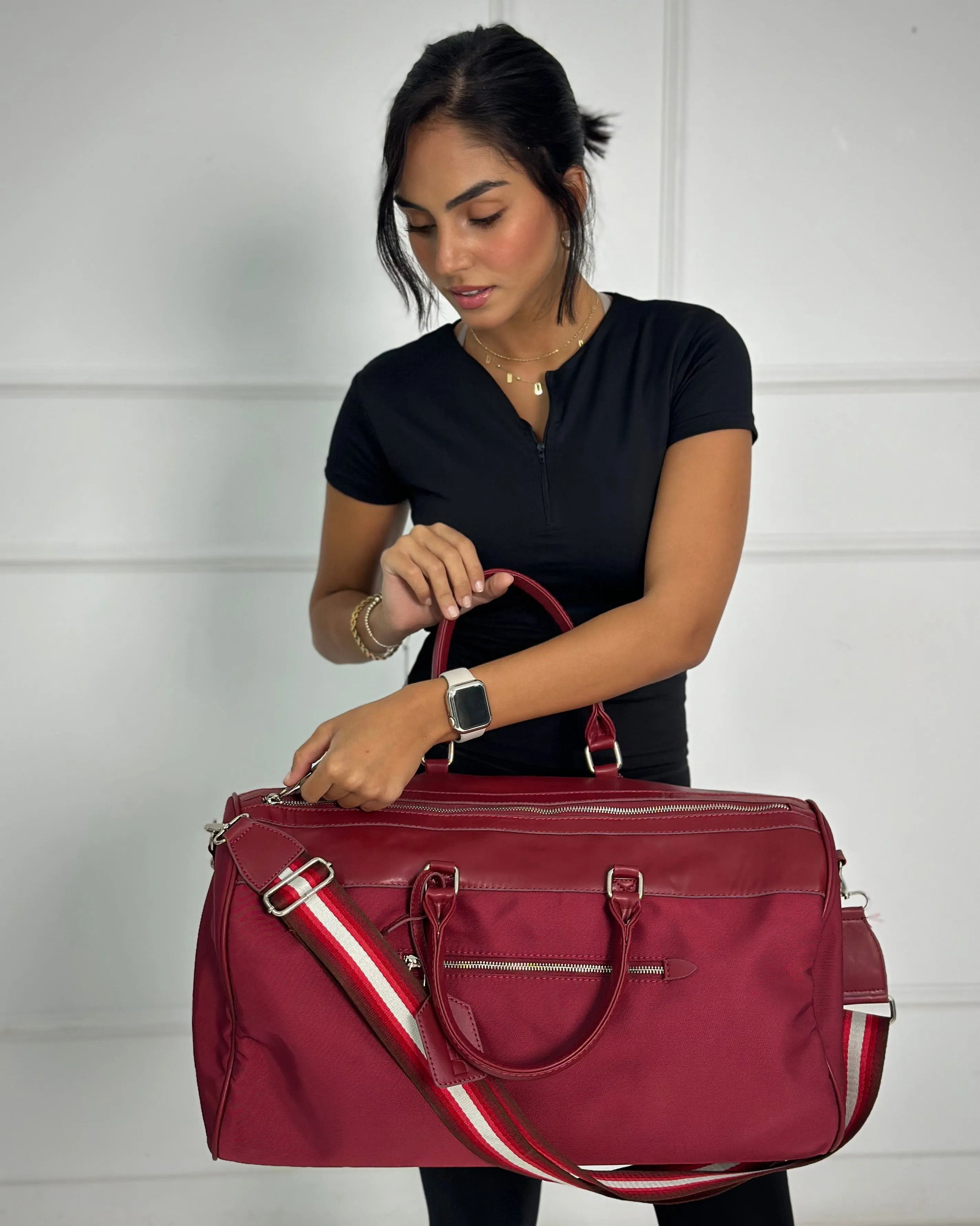 GYM DUFFLE - BURGUNDY