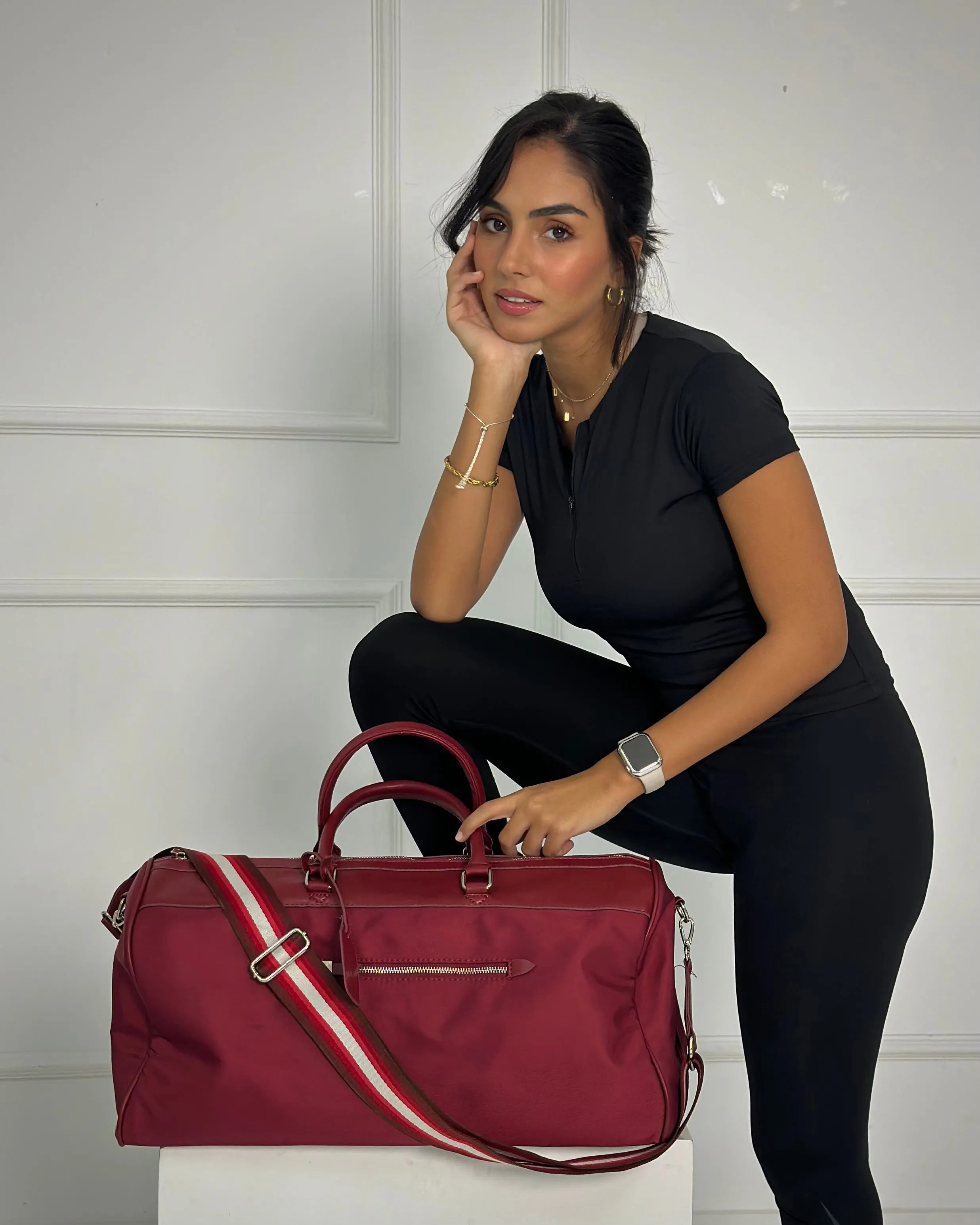 GYM DUFFLE - BURGUNDY