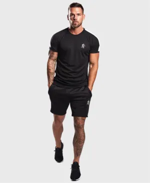 Gym King Core Poly T-Shirt Black