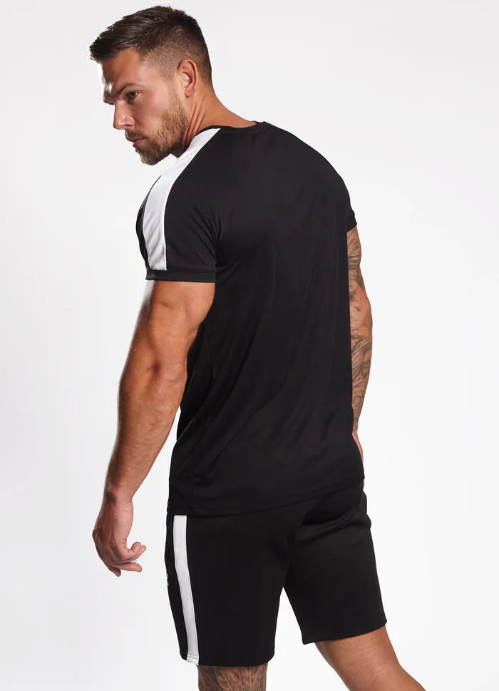 Gym King Core Poly T-Shirt Black