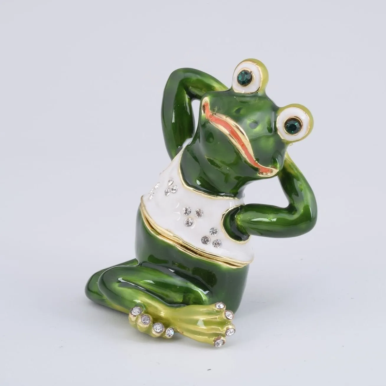 Gymnastic Frog with a White Shirt