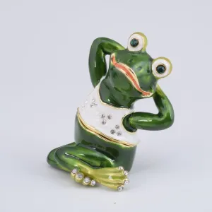 Gymnastic Frog with a White Shirt