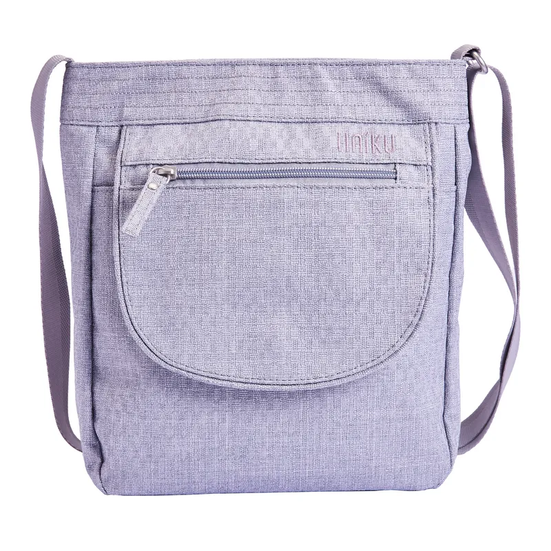 Haiku Jaunt Cross Body Bag in Rustic Clay,  Cherry Blossom, Stone Gray, Black in Bloom & Forest