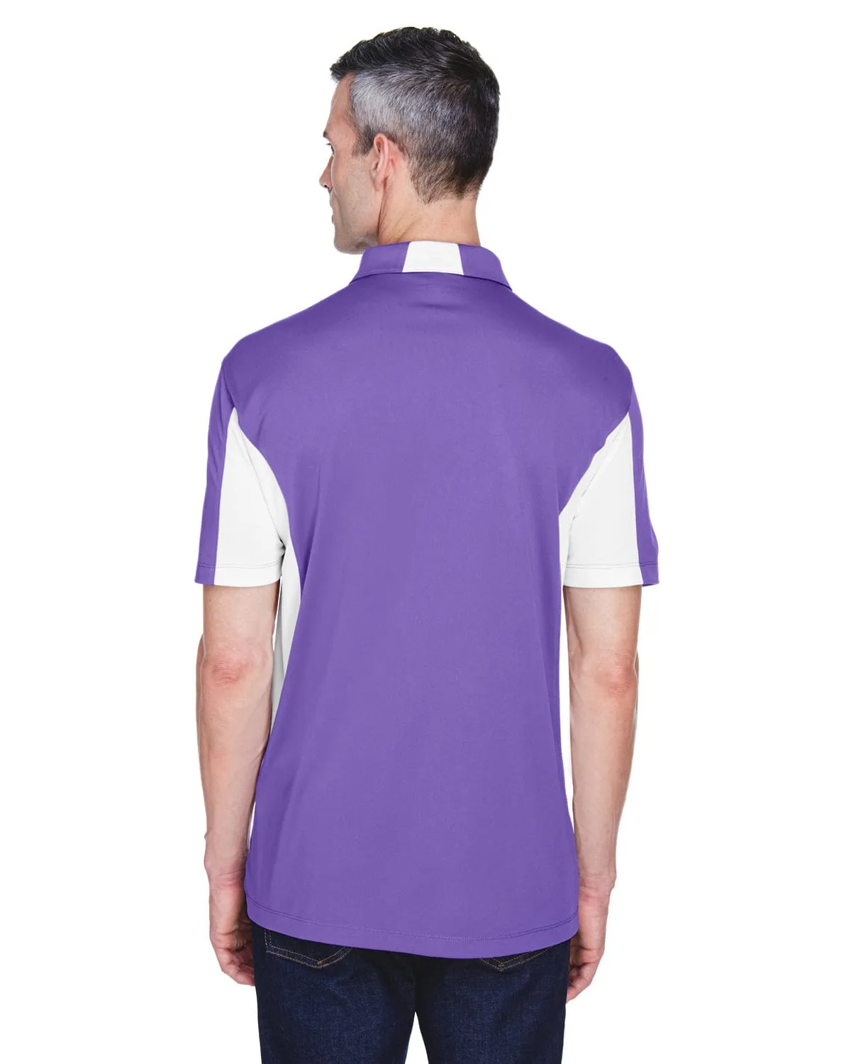 Harriton Side Block Micro-Pique Polo Shirt