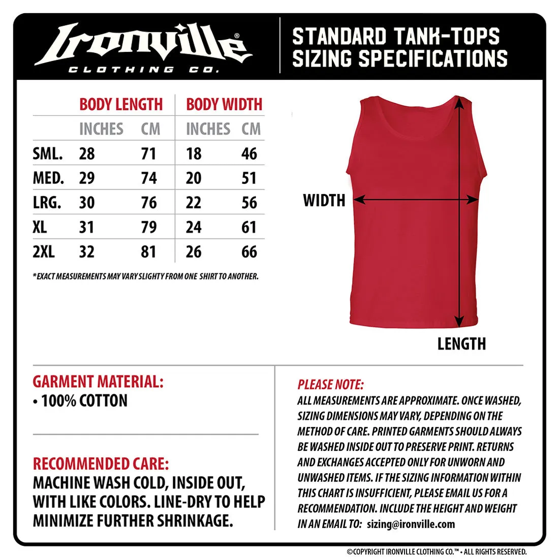 Ironville VINTAGE DEADLIFT Standard Cut Gym Tank Top