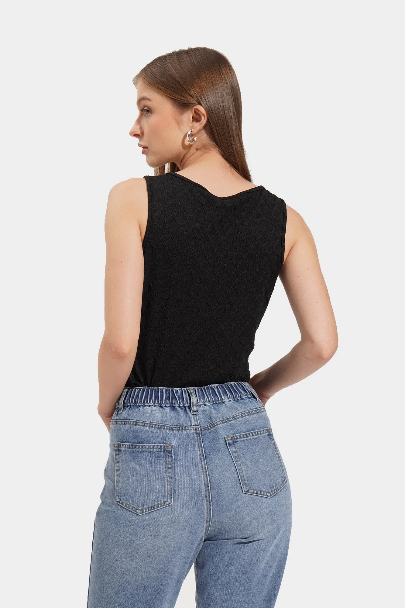 Jacquard Tank Top