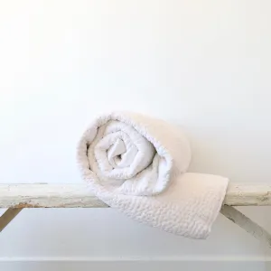 John Robshaw Handstitched Coverlet - White
