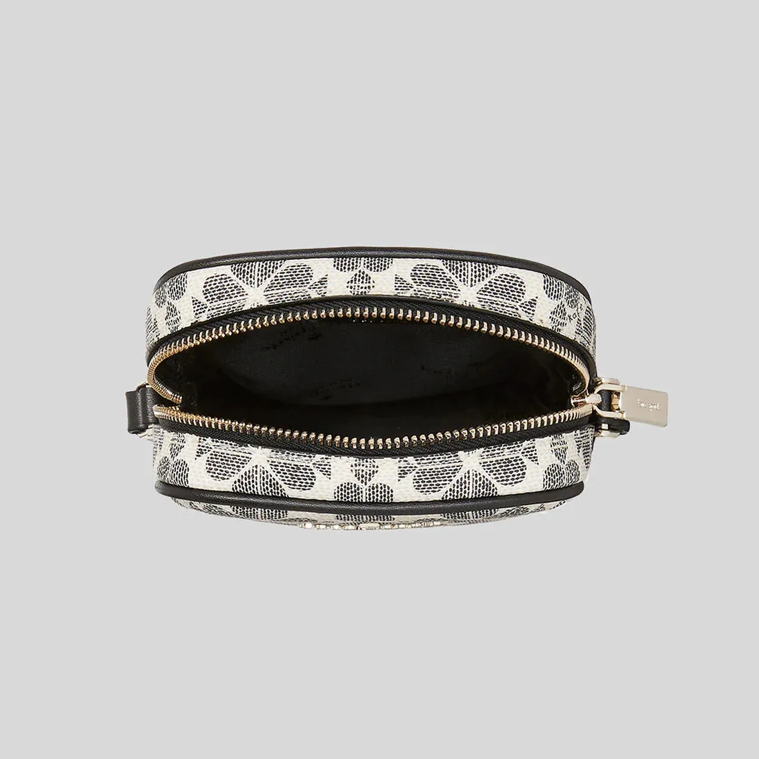 KATE SPADE Spade Flower North South Zip Phone Crossbody Black Multi RS-KG490