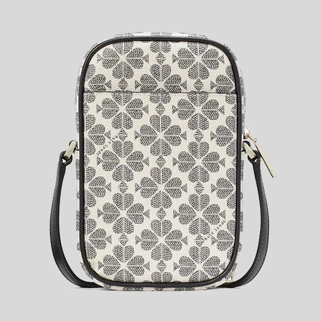 KATE SPADE Spade Flower North South Zip Phone Crossbody Black Multi RS-KG490