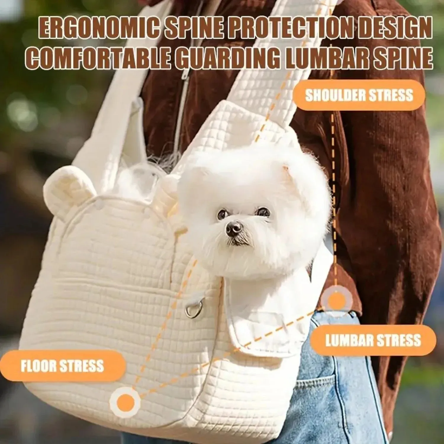 Kawaii Cozy Pet Backpack 🐶💕 | Large Capacity Travel Carrier for Small Dogs & Cats 🐱✨