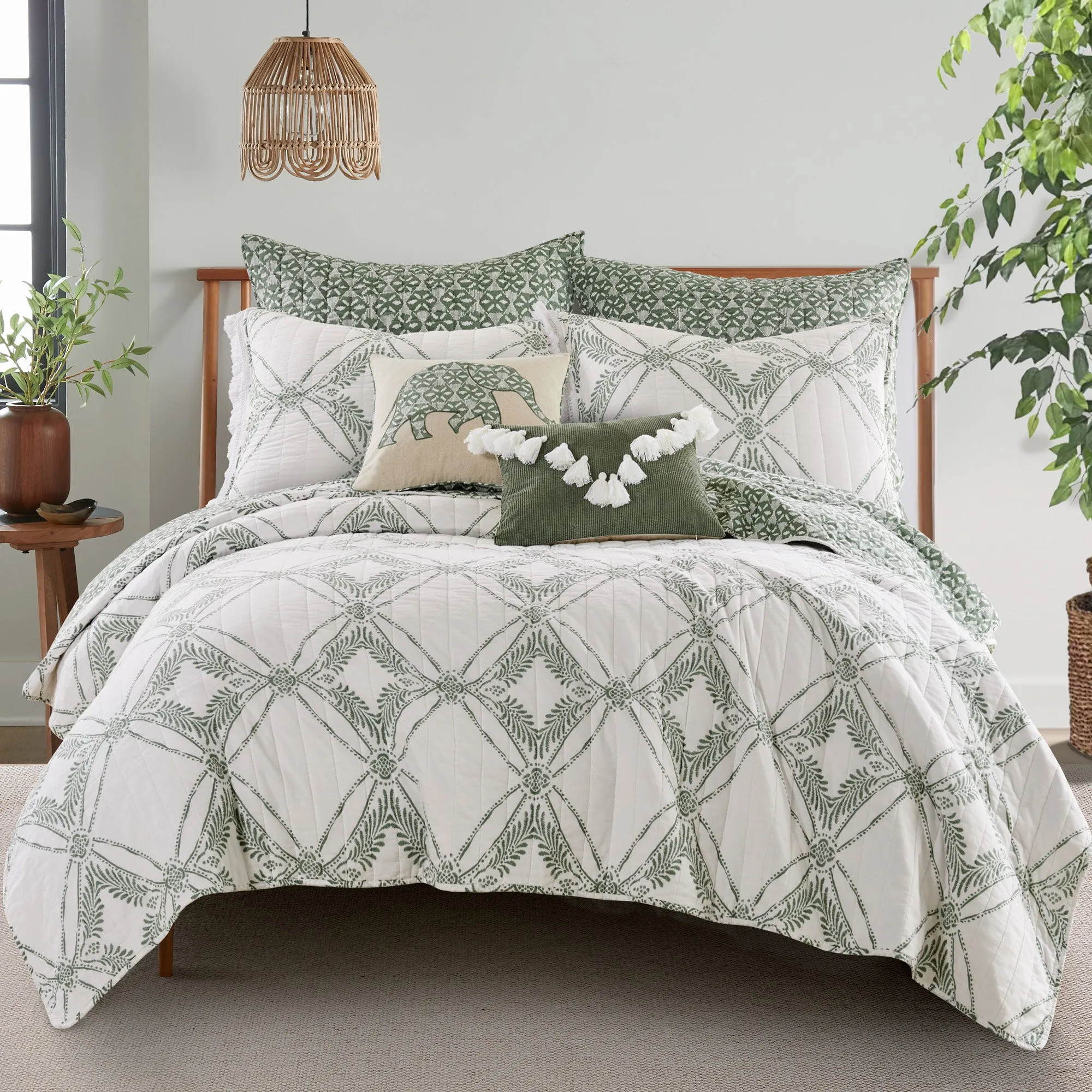 Kemala Sage Euro Sham Set of 2