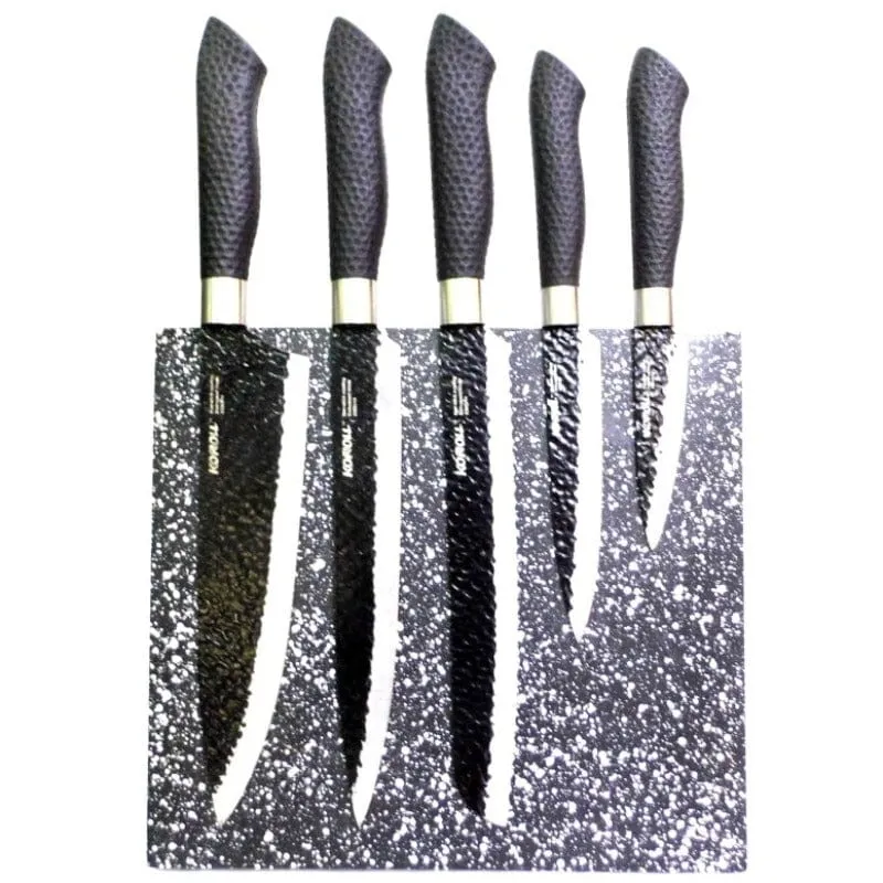 Knife Set 5 Piece With Magnetic Stand