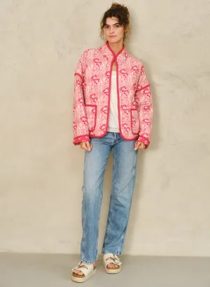 Lana Quilted Jacket - Red