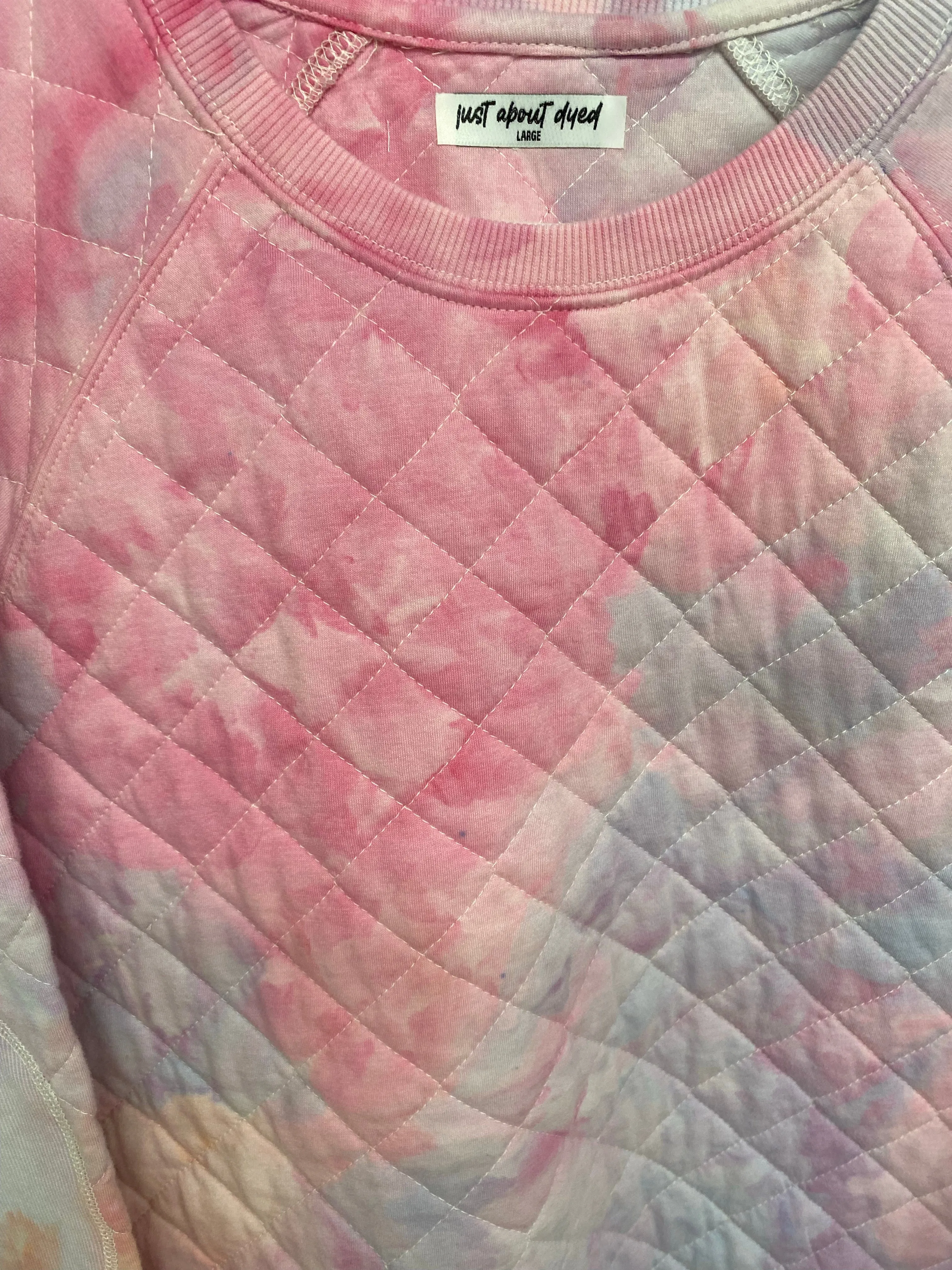LARGE Quilted Pullover
