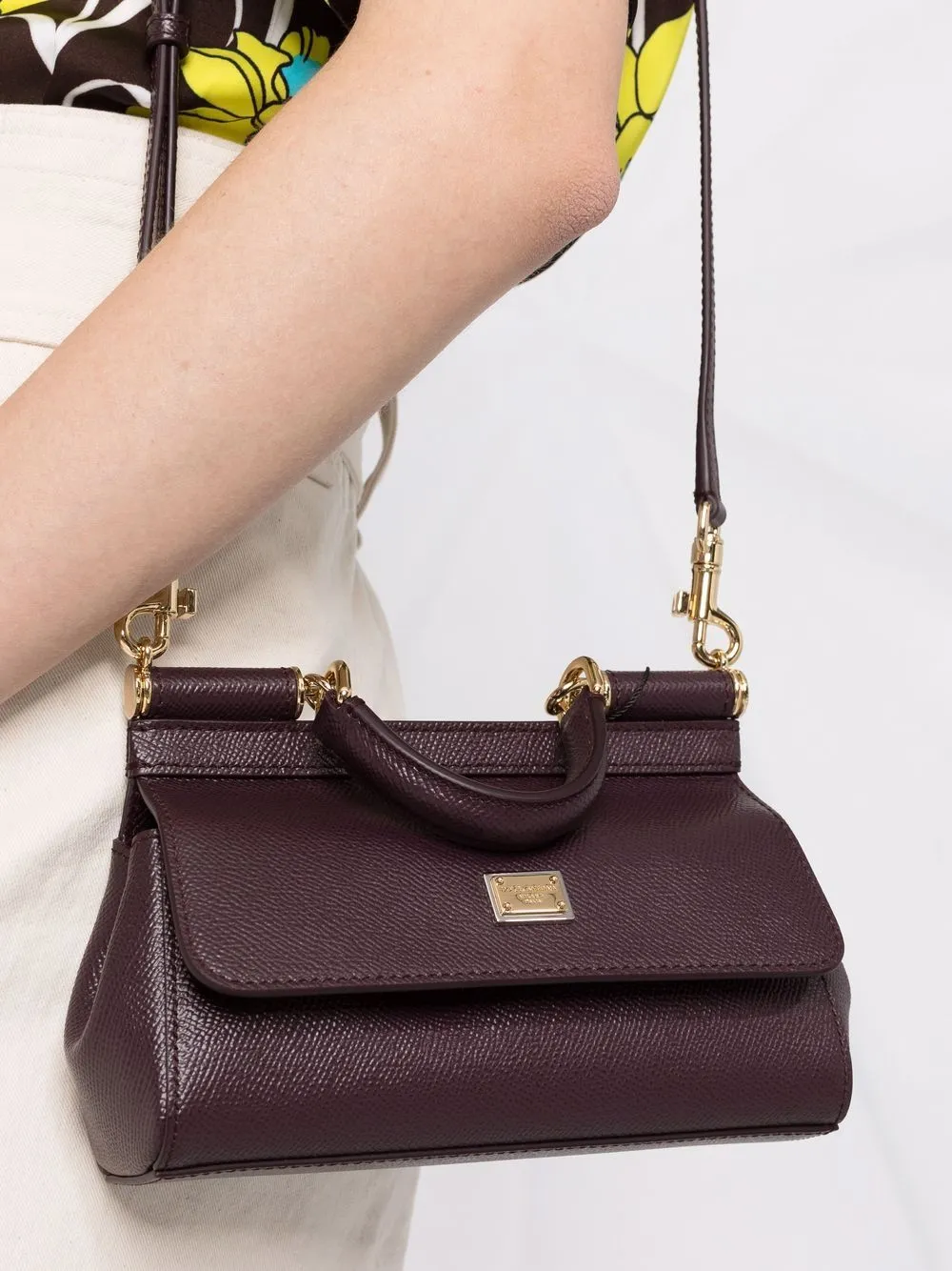 Leather handbag
