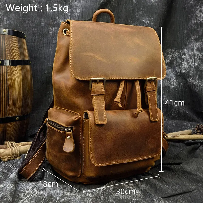 Leather Vintage Backpack