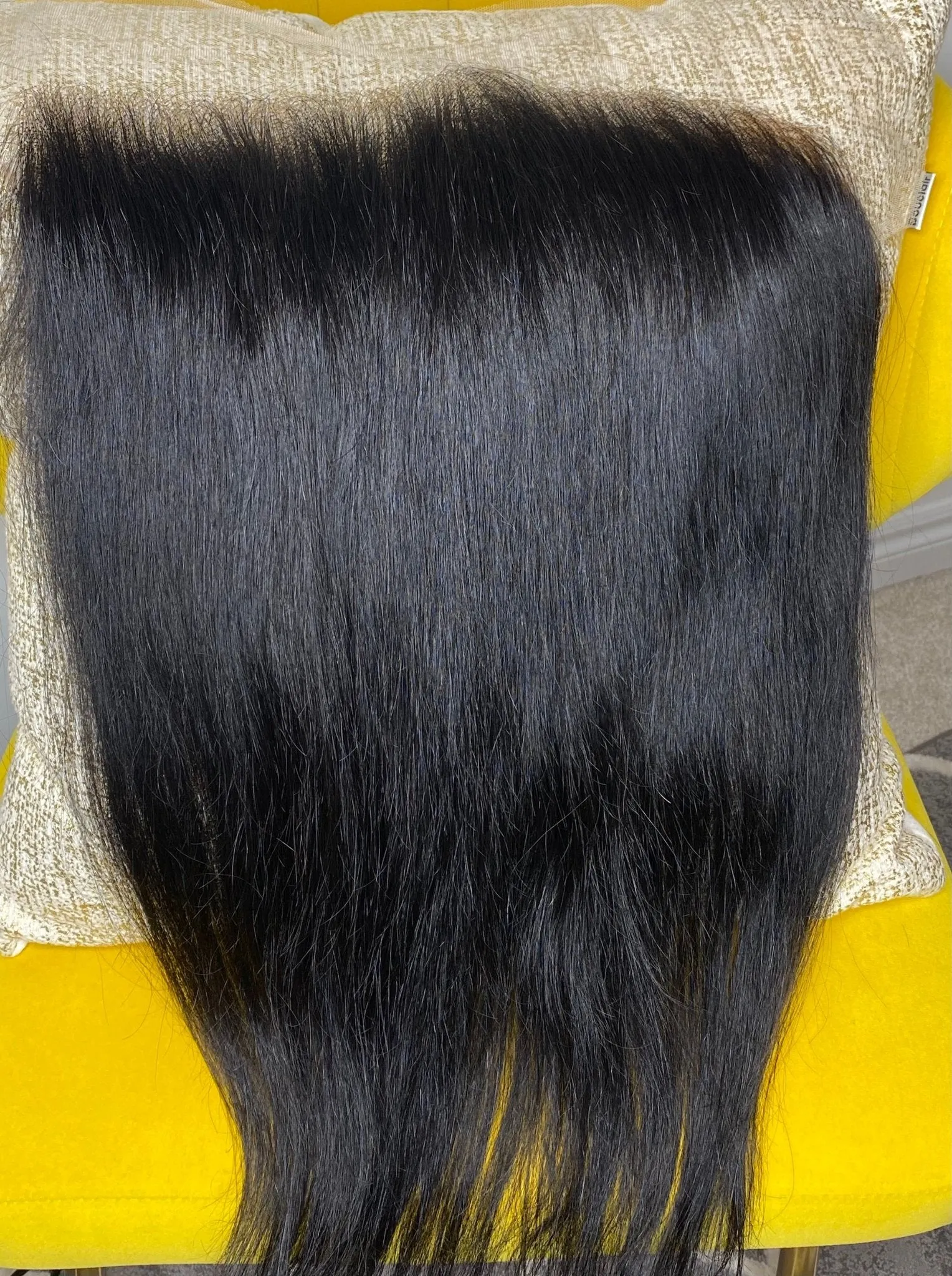 LHS Cambodian Cashmere Natural Straight 6X13 Frontal