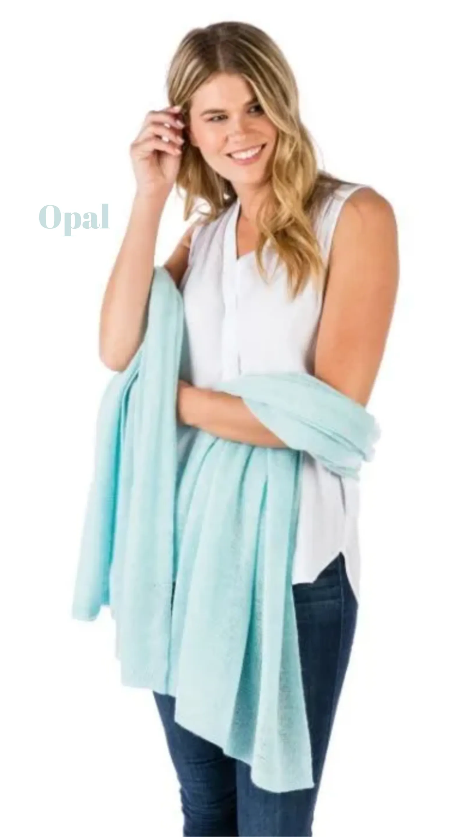 Lightweight 100% Cashmere Travel Wrap