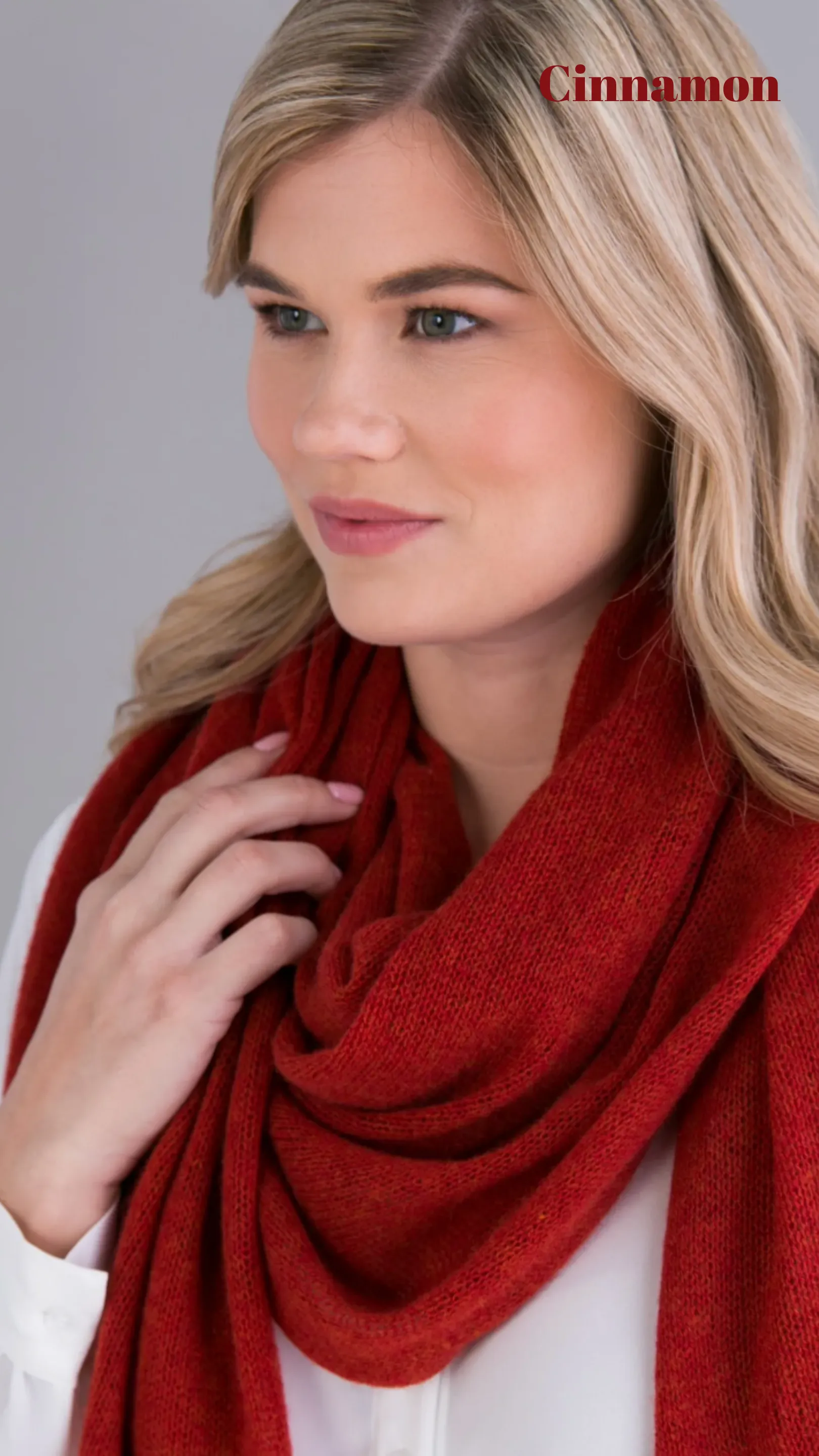 Lightweight 100% Cashmere Travel Wrap
