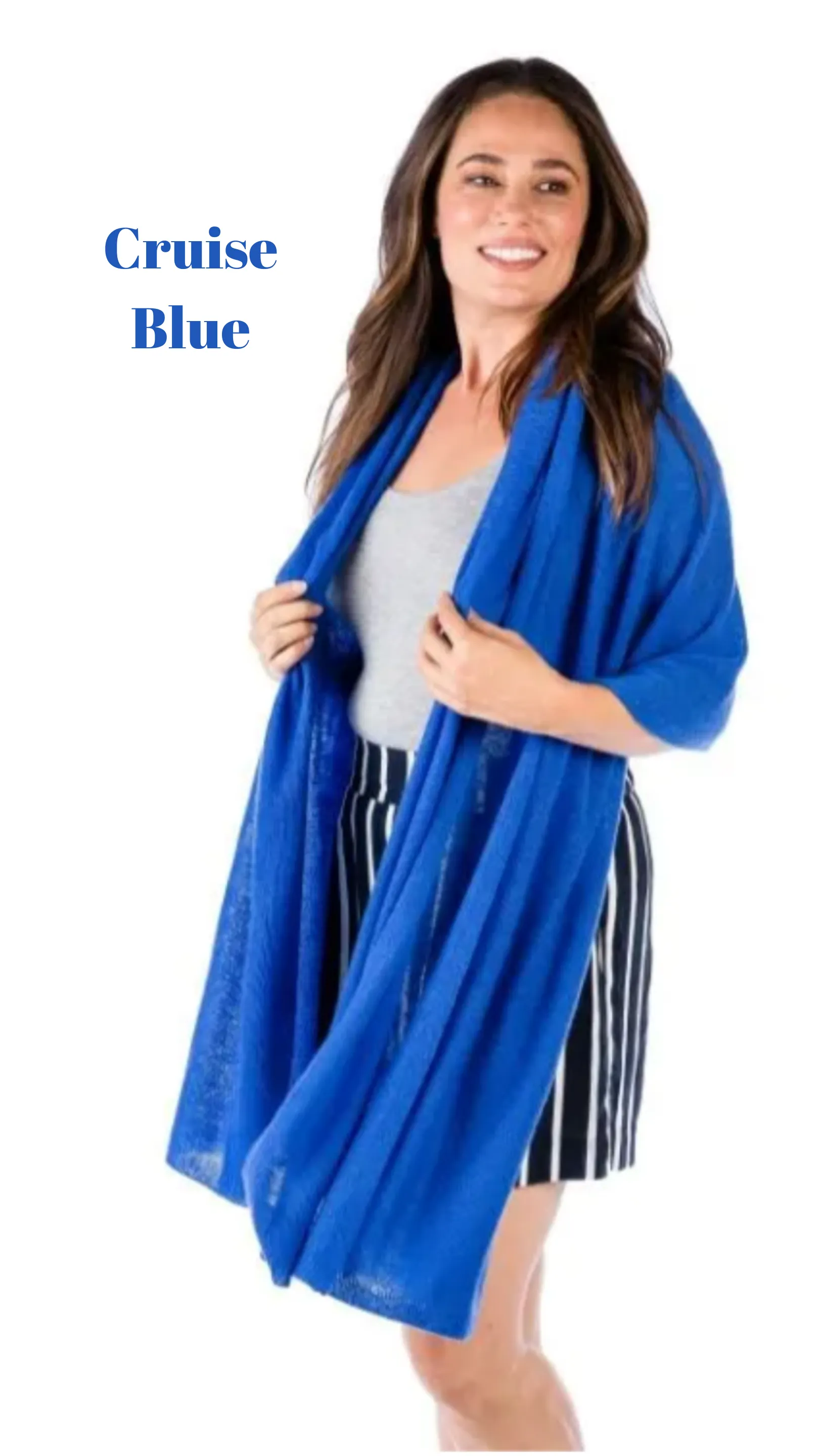 Lightweight 100% Cashmere Travel Wrap