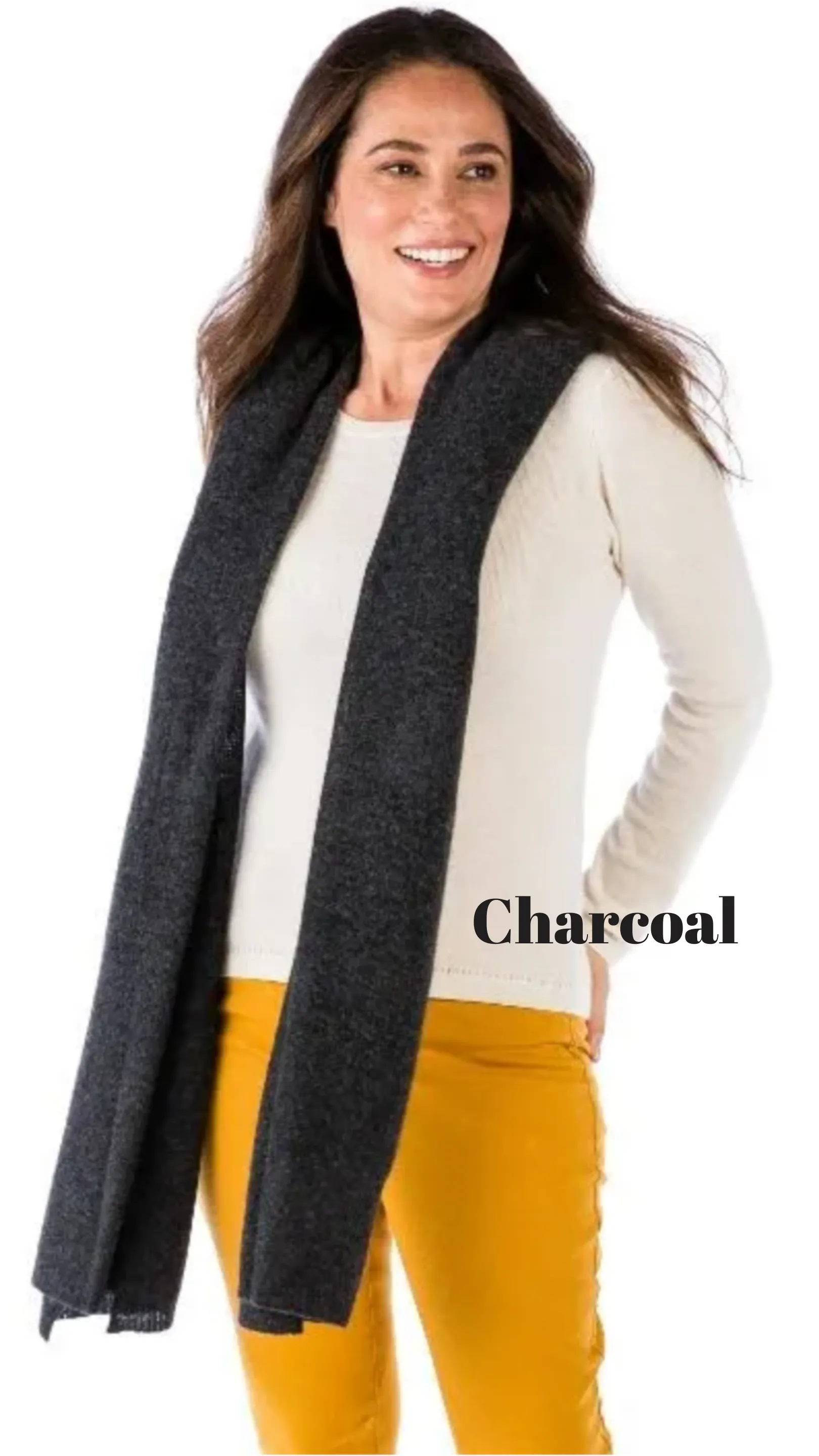 Lightweight 100% Cashmere Travel Wrap