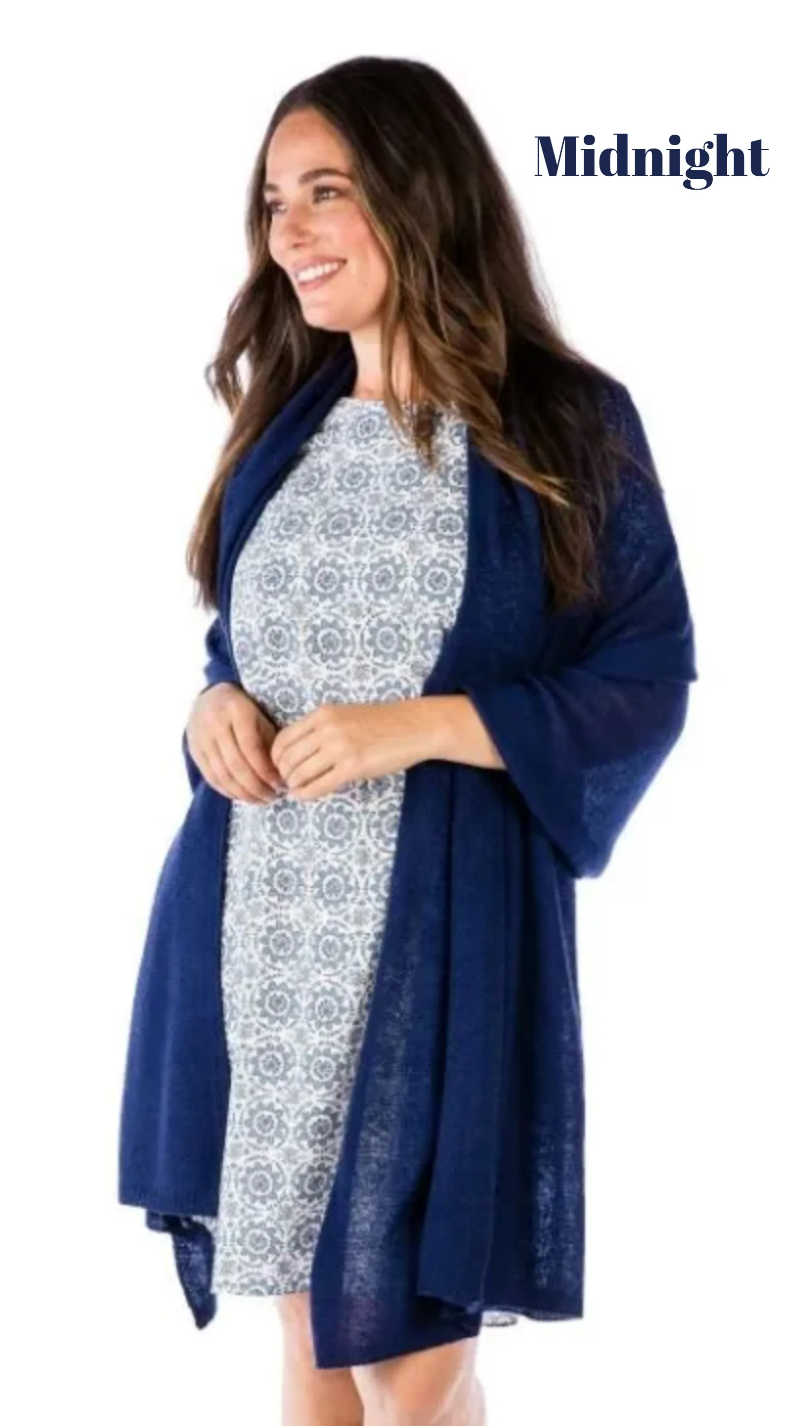 Lightweight 100% Cashmere Travel Wrap
