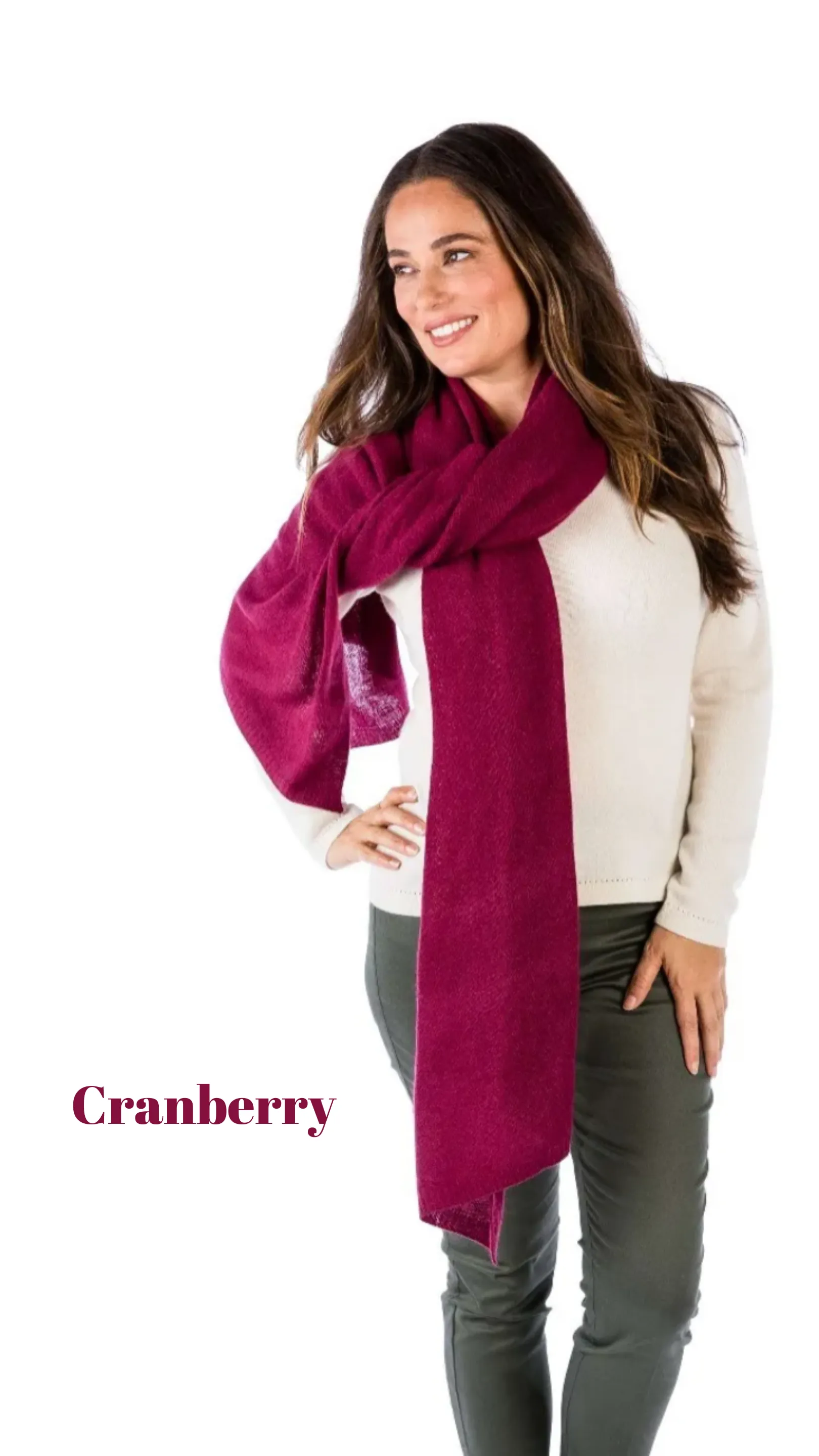 Lightweight 100% Cashmere Travel Wrap