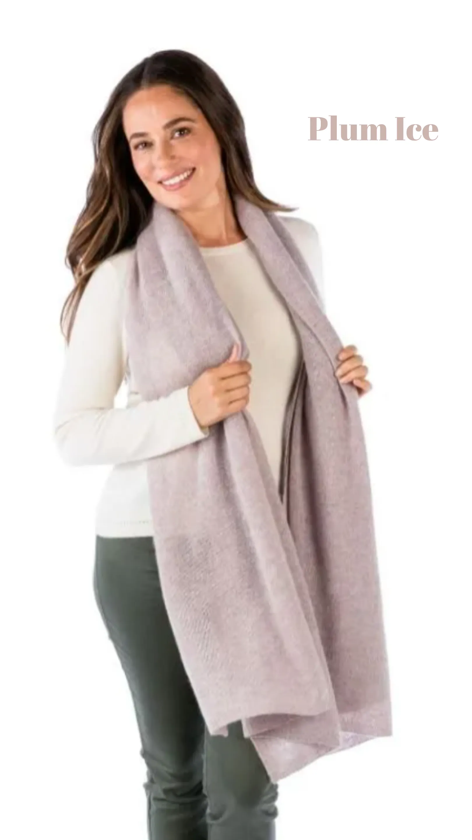 Lightweight 100% Cashmere Travel Wrap