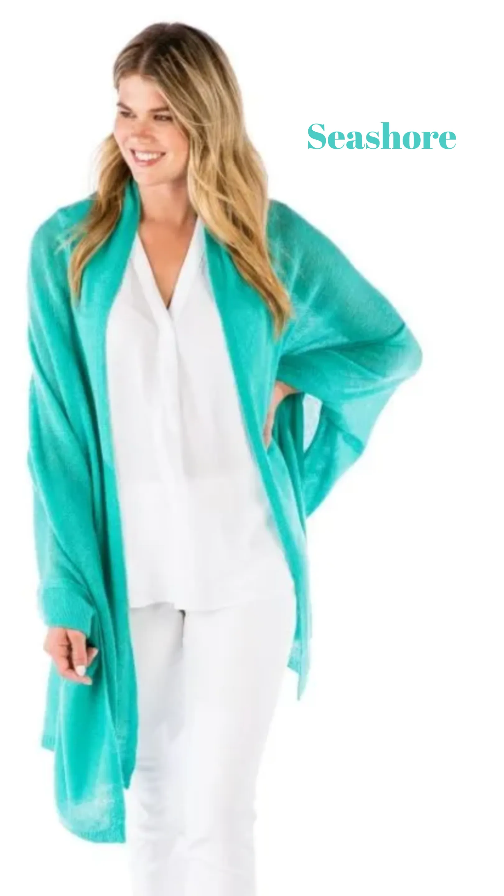 Lightweight 100% Cashmere Travel Wrap