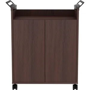 Lorell Laminate Mobile Storage Cabinet