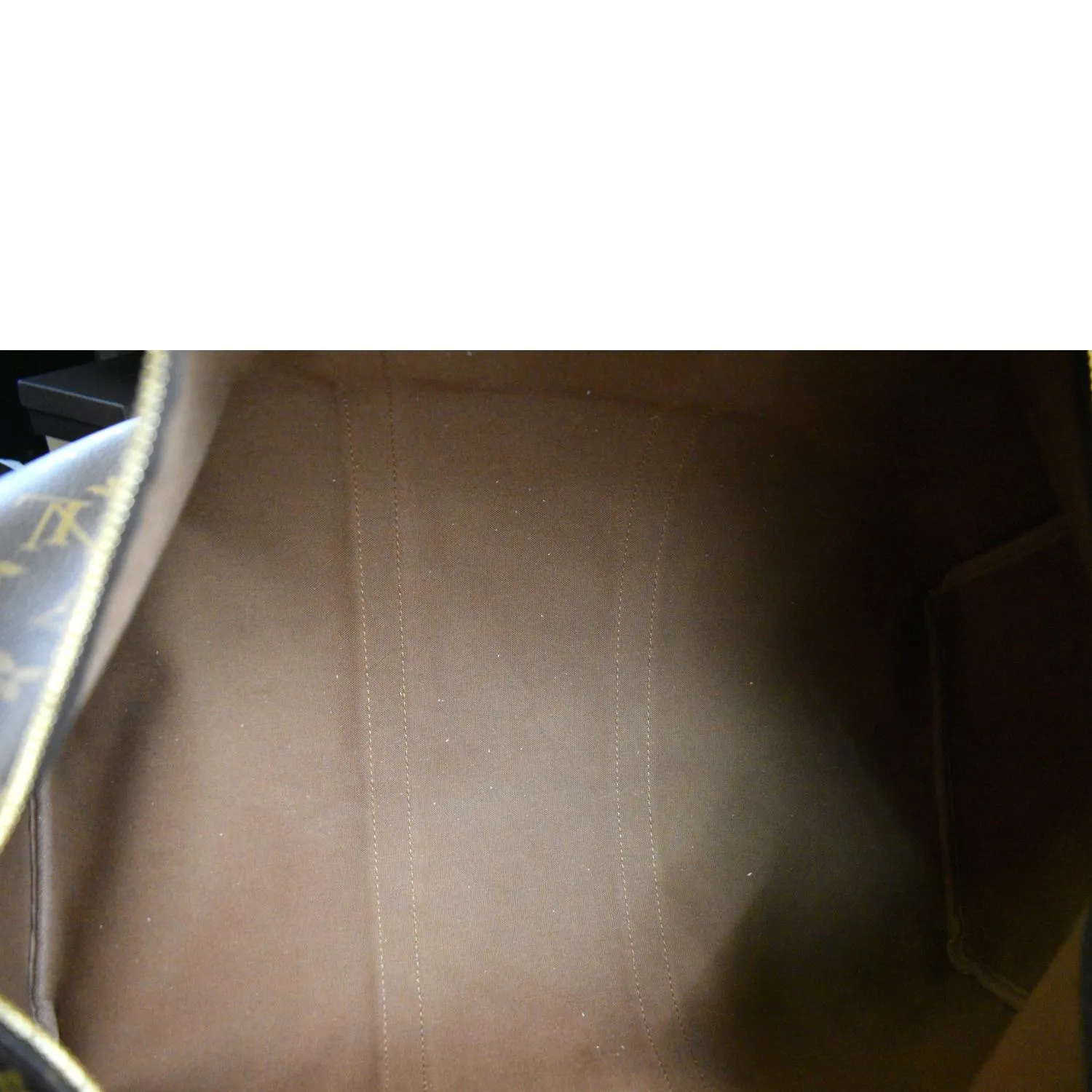 LOUIS VUITTON Keepall 50 Monogram Canvas Travel Bag Brown