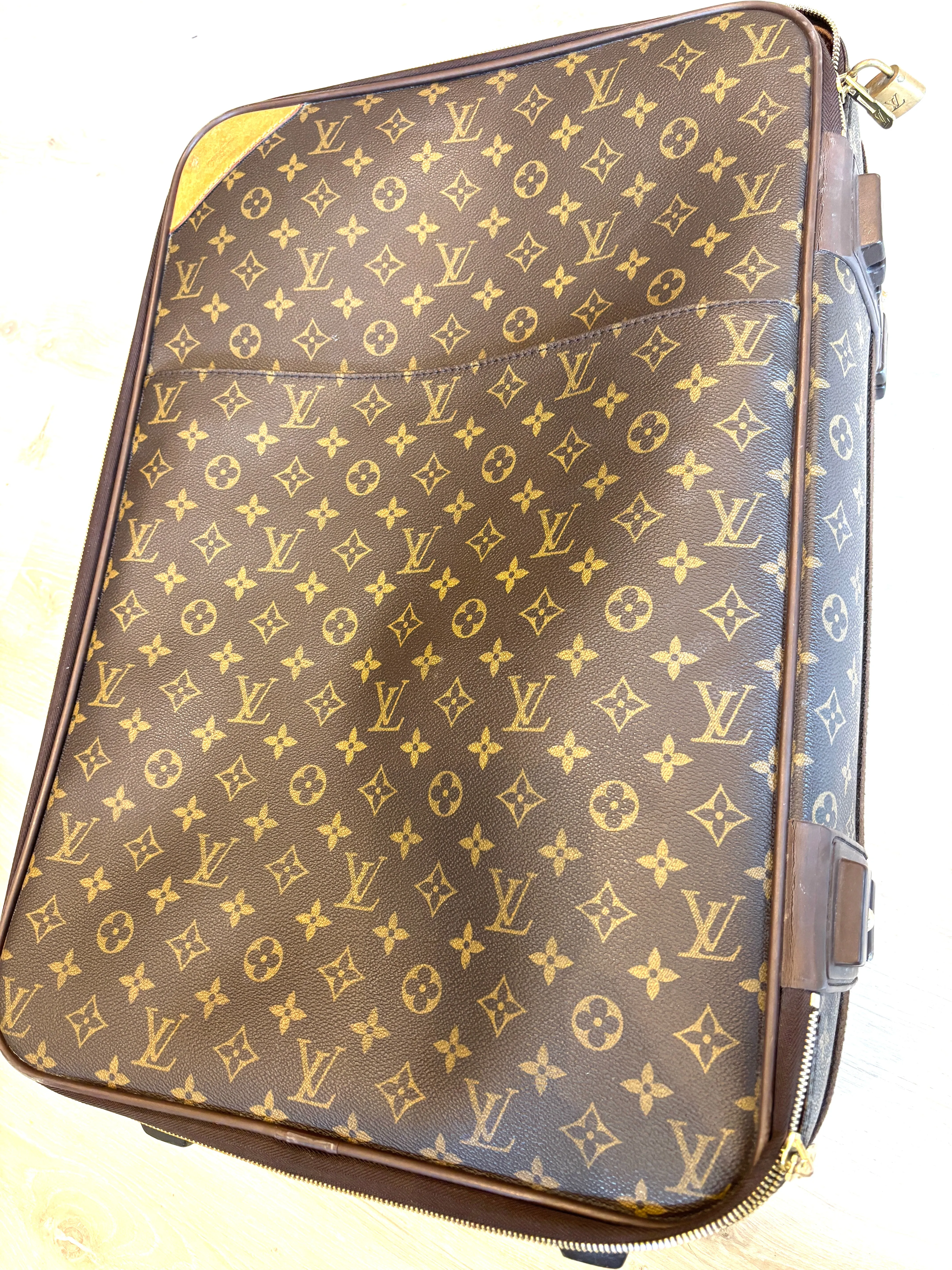Louis Vuitton Pegase 55 Monogram Suitcase Travel Bag - Preloved