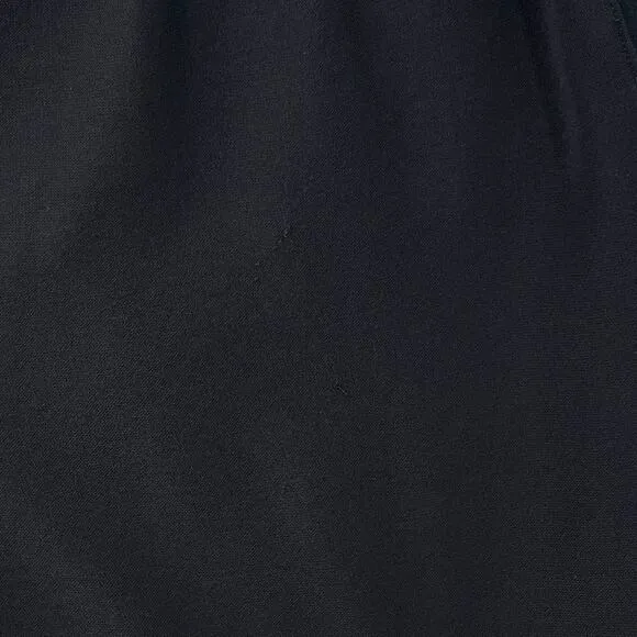 LULULEMON Noir Short 5.5” Womens 4 Black High Rise Pleated Elastic Tie Waist