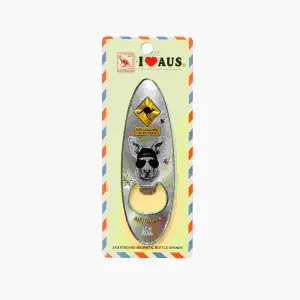 Magnet SB Bottle Opener Cool Roo and Road Sign
