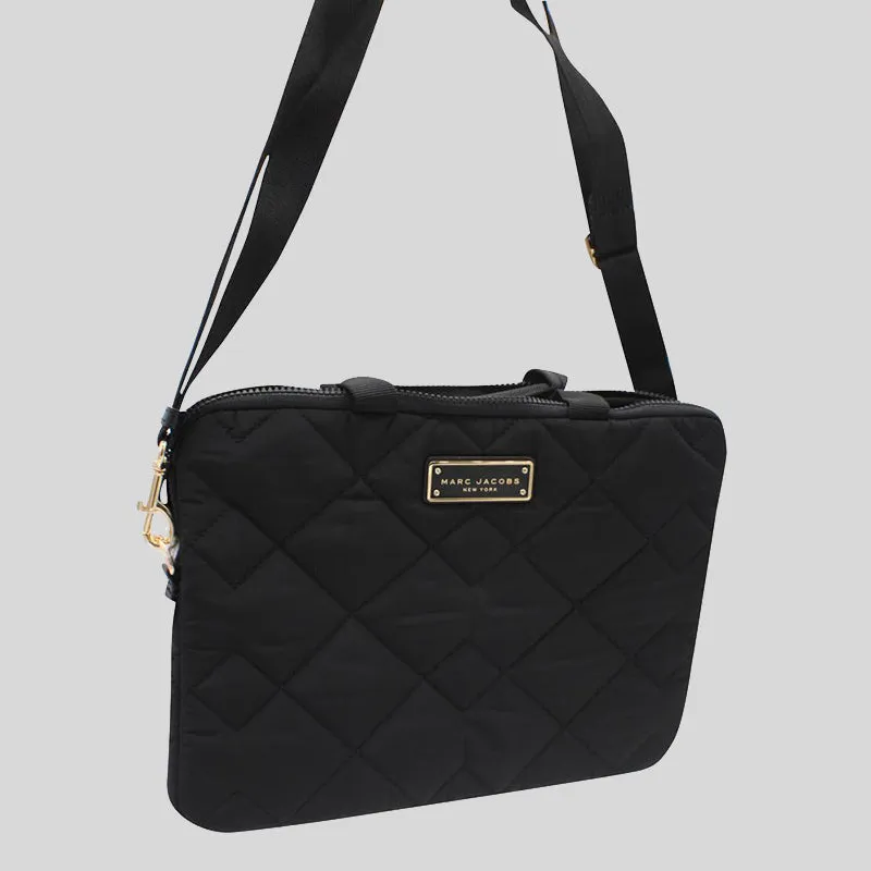 Marc Jacobs Quilted Nylon Laptop Bag Black RS-S550M06FA21
