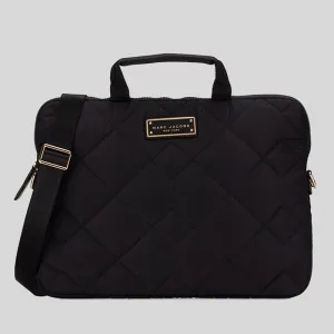Marc Jacobs Quilted Nylon Laptop Bag Black RS-S550M06FA21