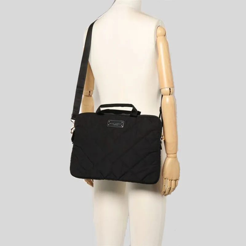 Marc Jacobs Quilted Nylon Laptop Bag Black RS-S550M06FA21