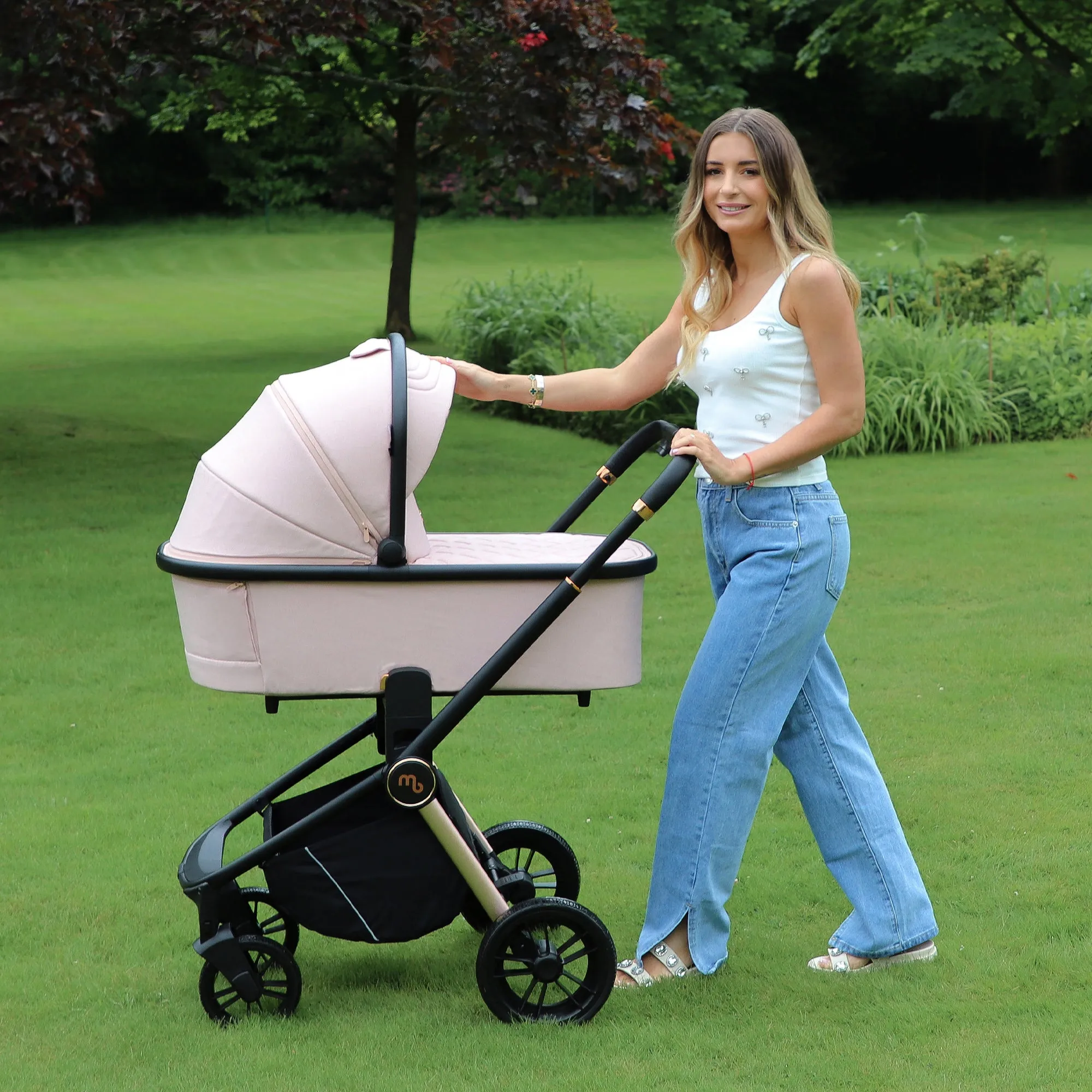 MB450 2-in-1 Pushchair & Carrycot - Pastel Pink