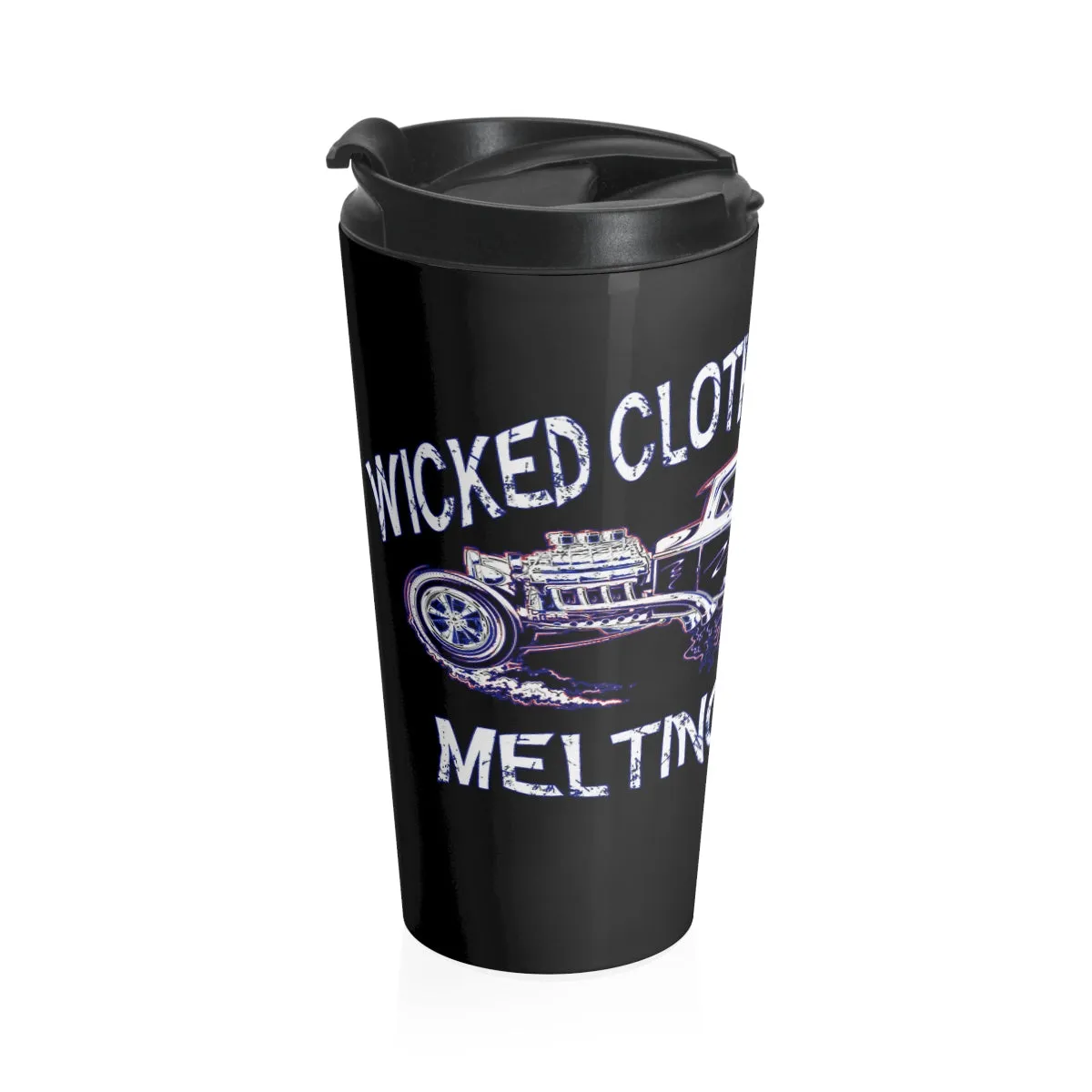 Melting Faces/Stainless Steel Travel Mug